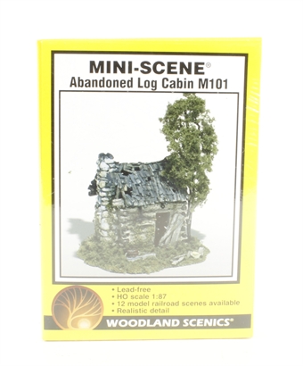 Abandoned Log Cabin Mini-Scene