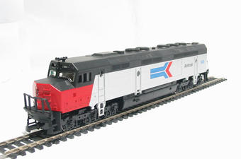 American EMD FP45 diesel loco in Amtrak white livery