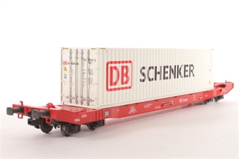 DB CAR with DB CARGO LOGO and 40' Schenker Container