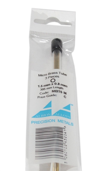 Micro Tube 1.5 x 1.3mm Pack Of 3