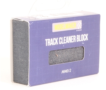 Rail-cleaning track rubber