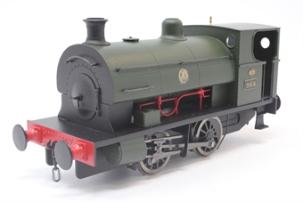 Peckett E Class 0-4-0ST in Great Western plain green