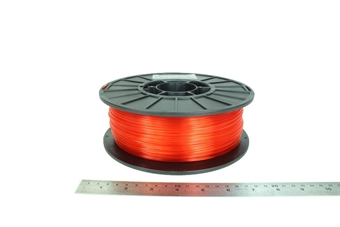 Translucent Orange PLA 1kg Spool / 1.75mm / 1.8mm Filament