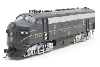 F7 Diesel Locomotive #9786 of the Pennsylvania Railroad