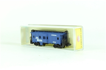 Caboose in Conrail blue