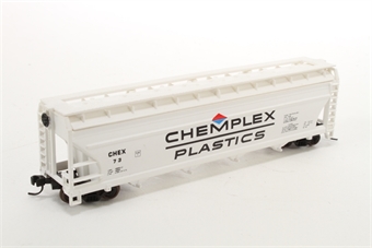 55' Cylindrical Hopper in Chemplex Plastics Livery