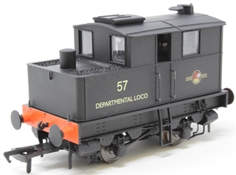 Class Y3 4-wheel Sentinel vertical boiler steam loco No.57 in BR departmental black