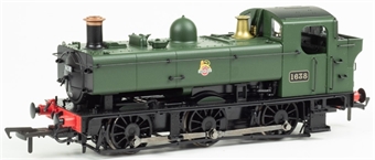 Class 16xx Pannier 0-6-0PT 1638 in BR green with early emblem