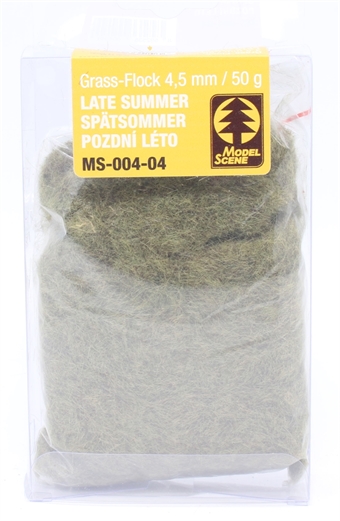 Static grass flock - 4.5mm - late summer 50g