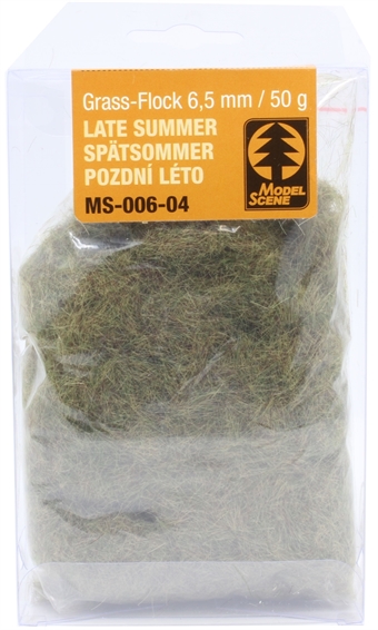Static grass flock - 6.5mm - late summer 50g