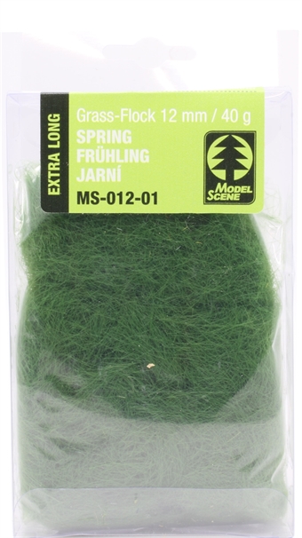 Static grass flock - 12mm - spring 40g