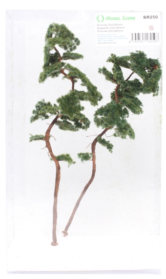 Pine trees - 230-260mm - pack of two