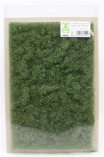 Premium grass mat - low bushes - early summer - 280mm x 180mm