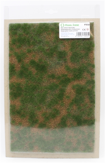 Premium grass mat - steppe - green - 280mm x 180mm