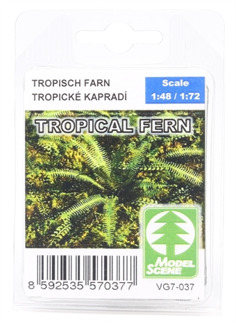 Tropical fern plants - pack of two sheets