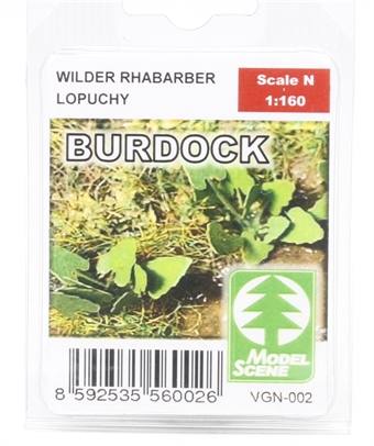 Burdock plants - pack of three sheets