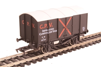 4-wheel improvised gunpowder van in GWR grey - Limited Edition for Modeleisenbahn Union