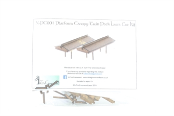 Plaform Canopy Twin Pack Laser Cut Kit