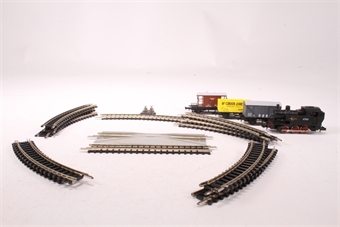 Goods Train Set - Includes Fowler 2F 0-6-0 Loco, 3 Wagons & track