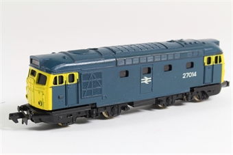 Class 27 27014 in BR blue