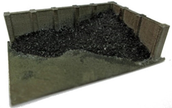 Concrete coal staithe