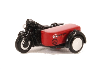 Motorbike and Sidecar Royal Mail