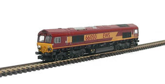 Class 66 diesel 66050 in EWS livery