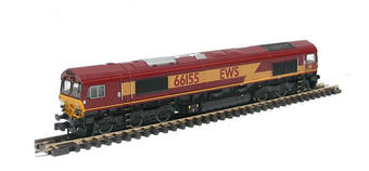 Class 66 diesel 66155 in EWS livery