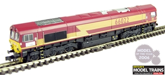 Class 66 diesel 66022 EWSi (Euro) NOT PERFECT (see product description for details)