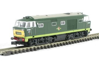 Class 35 Hymek D7018 in BR two tone green