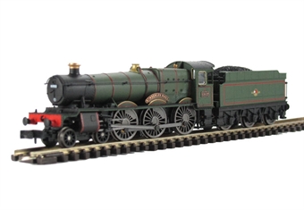 Hall class 4-6-0 6952 "Kimberley Hall" in BR lined green with late crest