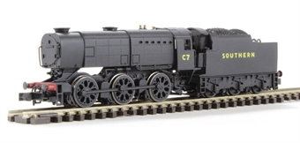 Class Q1 0-6-0 C7 in SR black livery. DCC fitted
