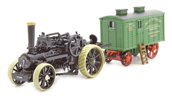 Fowler BB1 Ploughing Engine No. 15222 Bristol Rover with living wagon