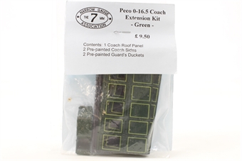 Coach extension kit for Peco O-16.5 coaches