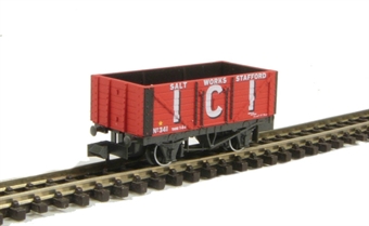 7-plank coal wagon ICI Salt Works - Stafford. Number 341