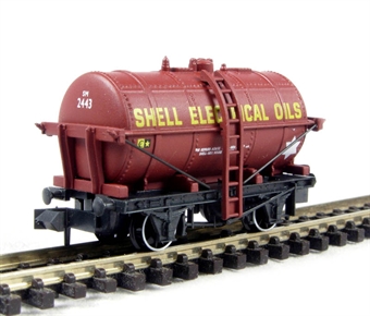 Tank wagon 'Shell Electrical Oils' in Maroon