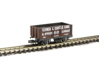 7 Plank Wagon 'Glynea & Caslte Llanelli 197' with Coal Load