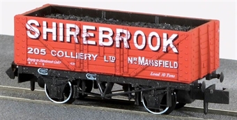 7 Plank Open Coal Wagon 'Shirebrook Colliery Ltd' No. 205