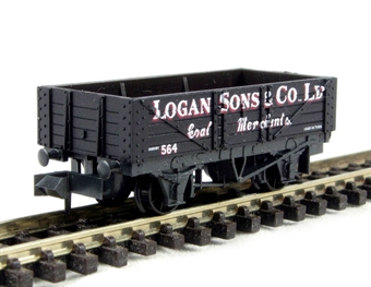 5 Plank Open Coal Wagon 'Logan & Son'