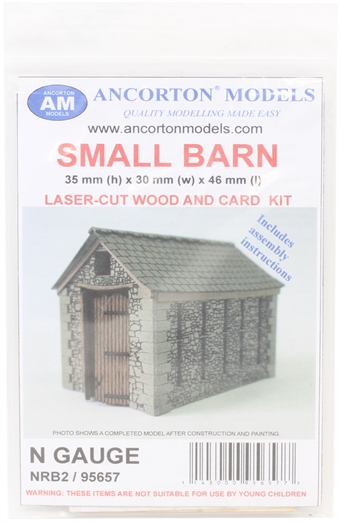 Small rural barn - laser cut wood kit