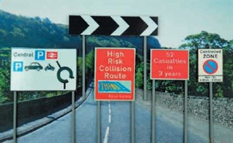 Modern Road Signs - Road signs