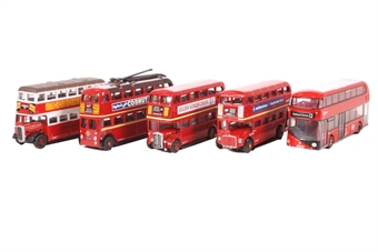5 Piece Bus Set London Transport
