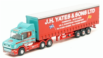 Scania T Cab Curtainside "J H Yates & Sons"