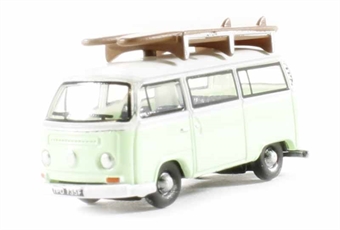 VW Minibus in Birch green/white