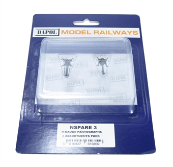 Replacement scale pantographs (pair) blister packed