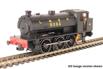 Class J94 Austerity 0-6-0ST 8064 in LNER black with original bunker - Cancelled from production