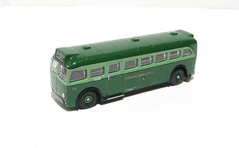 AEC Q 1943 s/deck bus in country area green "London Transport"