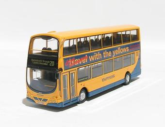 Wright Eclipse Gemini s/door d/deck bus "Bournemouth Yellow Buses"