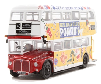 AEC Routemaster in Blackpool Transport livery "Pontins"