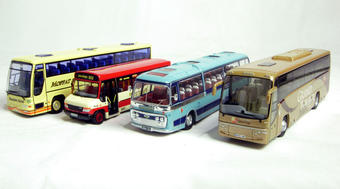 Plaxton Centenary Set with Excalibur, Panorama, Panther and Beaver